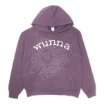 Sp5der x Gunna Wunna Purple Hoodie